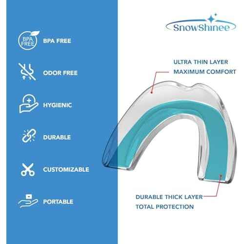 Mouth Guard: Upgraded Mouth Guard for Grinding Teeth at Night - Teeth Grinding Mouthguards for Sleeping - Mouthguards for Grinding of Teeth - Anti Grinding Guard - Night Guards for Teeth Grinding -4pc