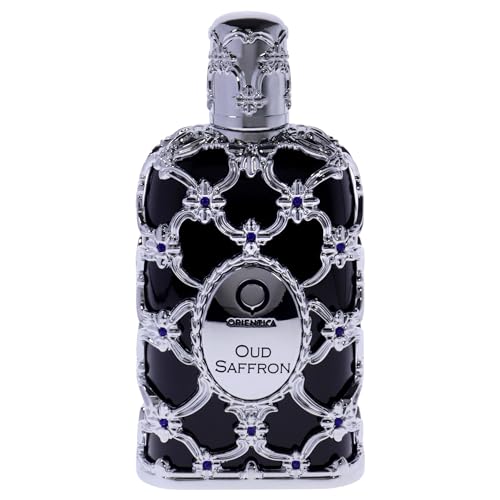 Orientica Luxury Collection Oud Saffron Eau De Parfum - Oriental, Vanilla, Saffron, Woody, Patchouli, Musk, Agar Wood - Arabic Perfume for Men & Women - 5 oz / 150ml