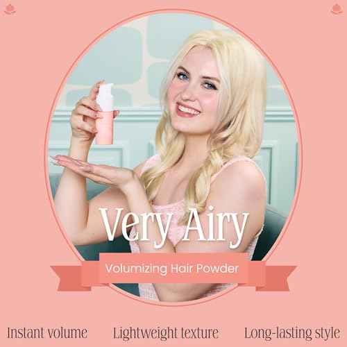 VOLOOM Very Airy Volumizing Hair Powder - Lightweight Volume & Styling Spray for Weightless Texture & Grip - Hair Volumizer Products for Roots with Aloe Leaf & Coconut Oil