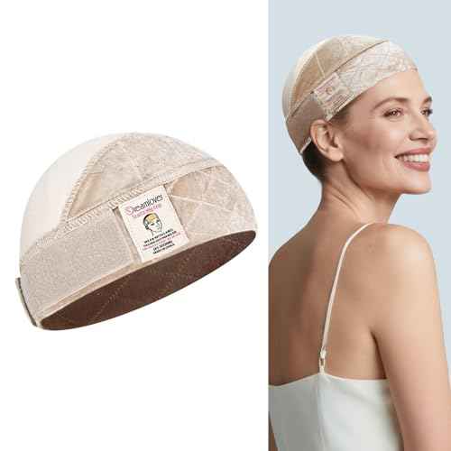 Dreamlover Wide Wig Grip Band for Secure Fit, Soft Wig Caps for Balding and Hair-loss Individuals, 2-in-1 Wig Grip Cap, Nude, 1 Pieces