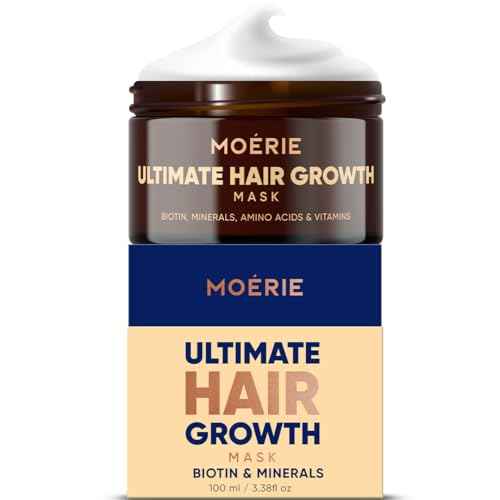 Moerie Hair Growth & Repair Mask - Restorative, Vegan-Friendly Treatment for Longer, Thicker, Fuller Hair - 100ml