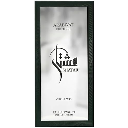 my perfumes Arabiyat Prestige Ishatar Citrus Oud EDP Eau de Parfum For Women And Men (Unisex), 110 ml Made in UAE