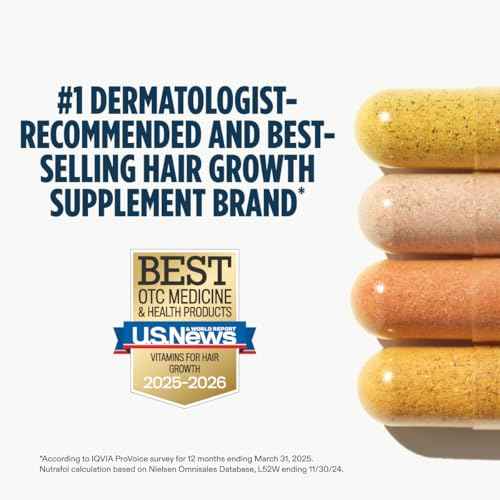 Nutrafol Men's Hair Growth Supplement and Hair Serum, Clinically Tested for Visible Thickness and Strength - 1 Month Supply, 1.7 Fl Oz Bottle
