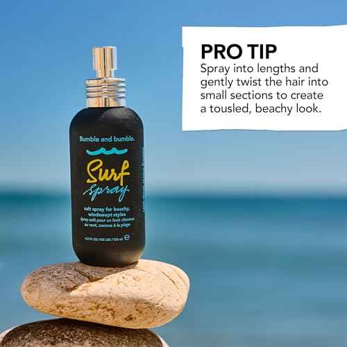 Bumble and bumble. Surf Sea Salt Spray | Volumizing | Adds Texture + Matte Finish, Wavy Straight