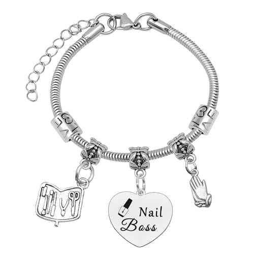 Nail Technician Gift Nail Artist Appreciation Gift for Women Nail Tech Gifts Nail Gifts for Nail Boss Jewelry Nail Lovers Gift Manicurist Graduation Gifts Birthday Christmas Gift for Her
