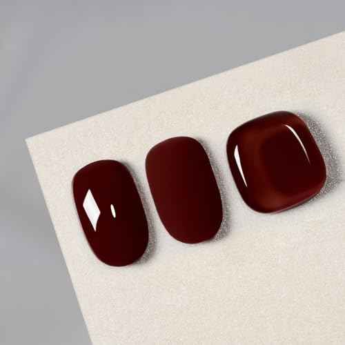 MAYCHAO 15ML Gel Nail Polish 1Pc Deep Cherry Red Nail Polish Soak Off UV LED Blood Red Nail Gel Polish Nail Art Starter Manicure Salon DIY at Home, 0.5 OZ
