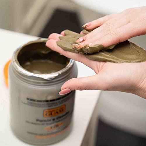 Guam Anti Cellulite Seaweed Wrap ORIGINAL FORMULA | Skin Tightening Cellulite Treatment For Thighs And Legs Inches Reduction - Hot Mud Thigh Wraps For Cellulite Removal, 1KG Beauty