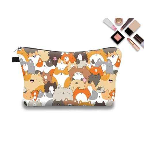 Travel Makeup Bag, Portable Cosmetic Bag, Makeup Organizer, Make Up Bag Travel Toiletry Bag Cosmetic Bags Organizer, Gifts for Women friends Teacher Mom Birthday Gifts (NR9724)
