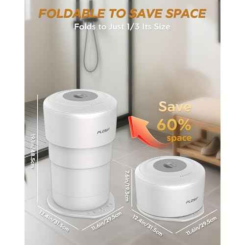 Foldable Towel Warmer for Bathroom, 21L Large Capacity Hot Towel Warmer - Fits 2 Oversized Towels, Blankets, Bathrobes, Spa-Like Towel Heater with 4 Timers, Auto Shut Off and Ambient Lighting