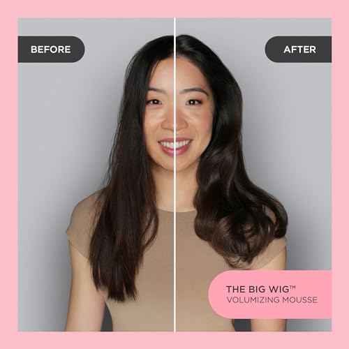 Cake Beauty Volumizing Mousse, The Big Wig - High Volume, Flexible Hold Hair Mousse with 450 F Heat Protection - For All Hair Types - 8.4 oz