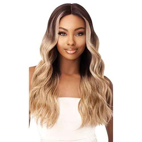Outre Synthetic I-Part Swiss Lace Front Wig STEVIE (1B)