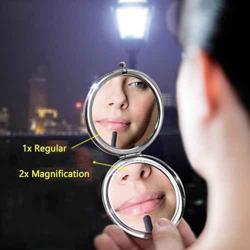 WSNANG Aunt Makeup Compact Mirror to My Aunt On My Wedding Day Gifts Thank You Aunt of The Bride Gifts (Aunt Mirror-rg)