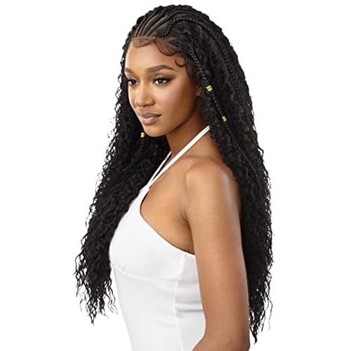 Outre 13x4 Hand Tied Lace Frontal Wig - STITCH BRAID RIPPLE WAVE 30" (1)
