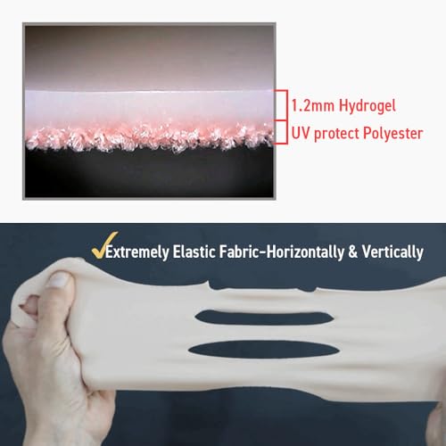 V-Protect Golf Patch ? UV Protection, Hydration & Lifting Face Mask for Outdoor Sports | Korean Skincare Patch for Golf, Hiking, Tennis | 10 Masks (S Size)