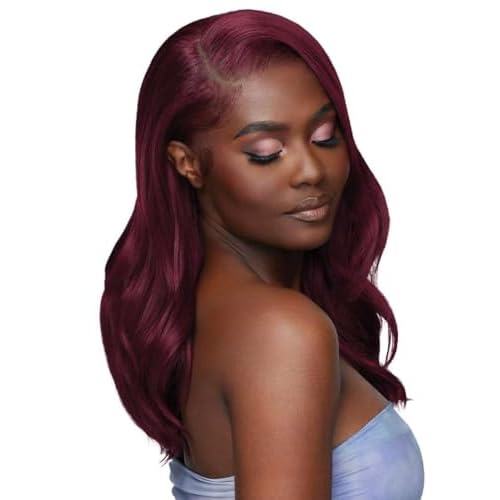 Outre Airtied 100% Fully Hand-Tied Wig - Human Hair Blend - Loose Body Wave 18" (DRFF CHOCOLATE TOFFEE)