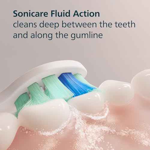 Philips Sonicare C2 Plaque Control - Genuine Replacement Electric Toothbrush Heads, White, 3 Pack, HX9023/65