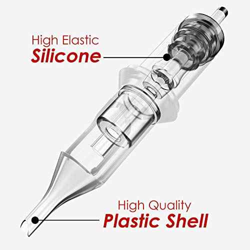 Wormhole Tattoo Cartridge Needles 3RL Tattoo Cartridges Professional Disposable Tattoo Needle Cartridge Sterilized Tattoo Needles Safe Cartridge Needles 1203RL