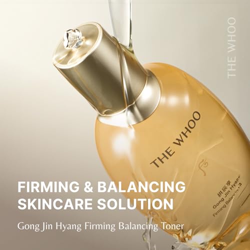 THE WHOO Firming Balancing Toner | Hydrating & Strengthening Formula Toner with Glycoprotein, Arginine & Hyaluronic Acid | Boosts Elasticity, Hydration & Skin Balance