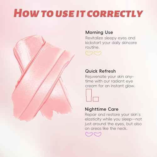 Peunitory Eye Balm Stick,Under Eye Cream Anti-Wrinkle Firming Treatment | Dark Circle Brightener | Hydrating (0.32oz)