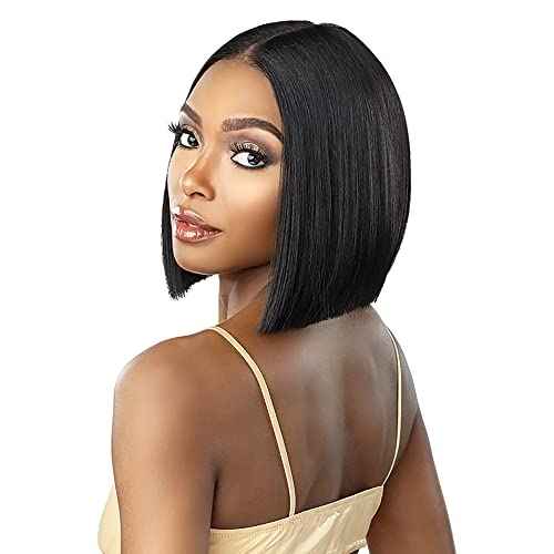 Sensationnel Butta Lace Wigs - Unit 22 Extra Wide 5 Inch Deep Parting Synthetic Preplucked Hairline Glueless Lacefront (1 JETBLACK)