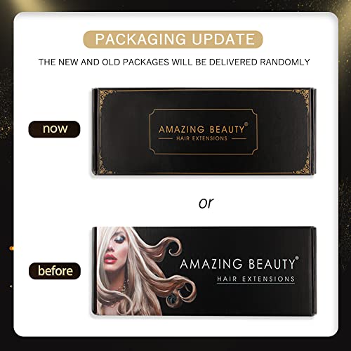 ABH AMAZINGBEAUTY HAIR Remy Human Hair Extensions Ponytail for fashion Women, Wrap in Easy to Use, 80 Gram, Dark Brown 2 Color, 16 Inch