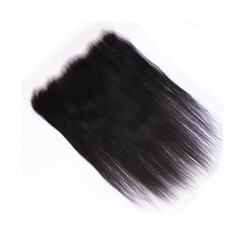 13x6 Lace Frontal Human Hair Pre Plucked with Baby Hair Straight Ear to Ear Frontal Ultra-Thin Invisible HD Transparent Swiss Full Lace Frontal Tiny Knots Free Part 16 Inch