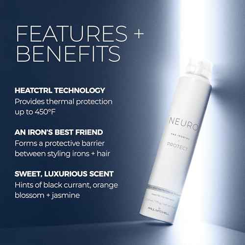 Neuro by Paul Mitchell Protect HeatCTRL Iron Hairspray, Perfect Prep + Finish For Heat Styling, For All Hair Types