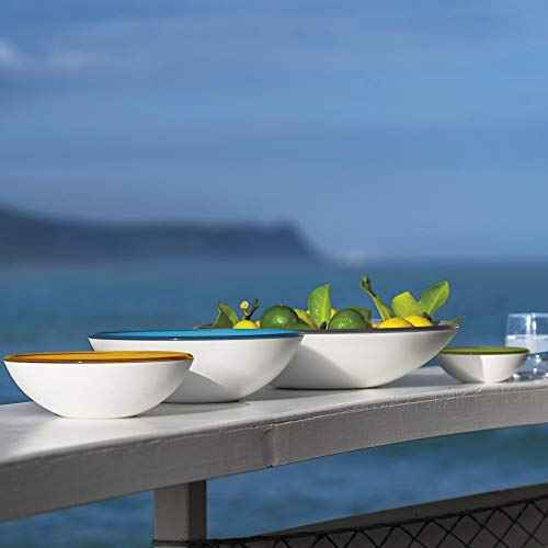 Guzzini Centerpiece 14.5 Inches Diameter TWIST Collection Bright Green Color Accent Home Decor