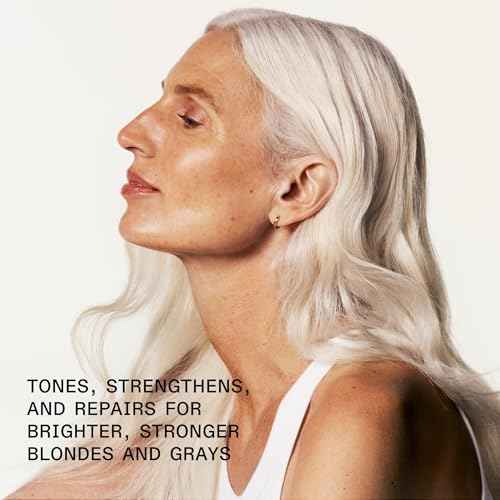 Olaplex No. 4P Blonde Enhancer Purple Toning Shampoo, Repairs, Hydrates, & Brightens All Blonde, Lightened, & Grey Hair