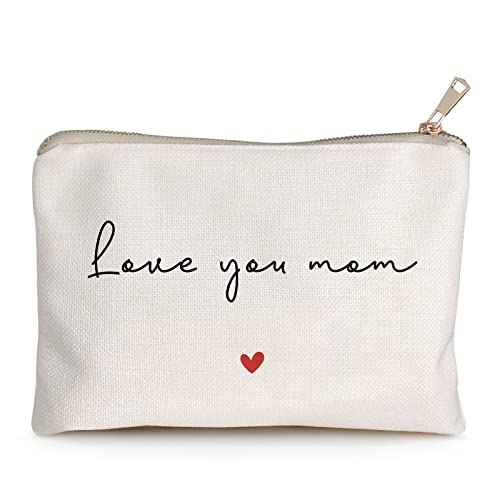 Gift for Mom, Send Love to Mom, Mom Birthday Gift, Mother's Day Gift, Present for Mothers, Cosmetic Bag to Mom, Makeup Bag Gift, Gift from Daughter Son