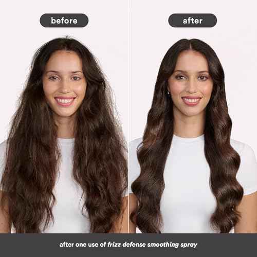 VERB Frizz Defense Smoothing Spray ? Anti-Frizz Shield + Heat Protection for Sleek Blowouts ? No Parabens, Gluten, or Harmful Sulfates ? All Hair Types