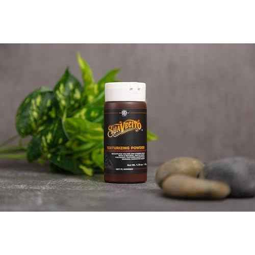 Suavecito Texturizing and Volumizing Hair Styling Powder with Shine Free Matte Finish and Strong Hold - No Mess, Oil Absorbing, Long Lasting