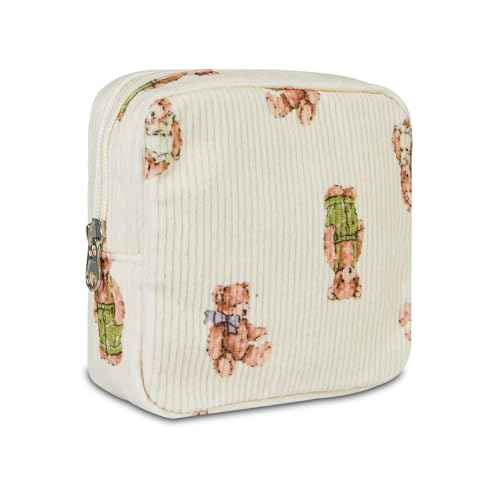 Small Pouches for Purse Cute Mini Cosmetic Bag with Zipper Aesthetic Corduroy Makeup Bags Toiletry Bag