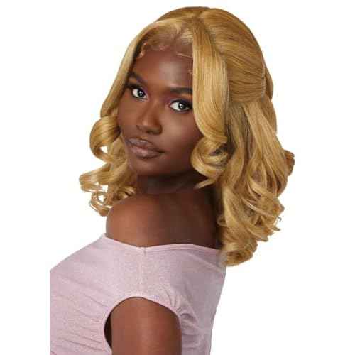 Outre Lace Front Wig - Perfect Hair Line 13X4 - Swoop Series - Swoop 6 (CARAMEL BROWN)