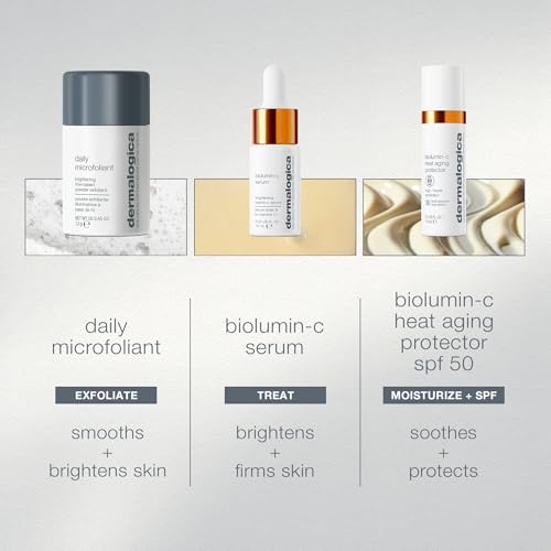 Dermalogica Warmth of the Winter Sun ? Travel Sized Skin Care Set Includes Face Exfoliants, Facial Serum, and Moisturizer with SPF