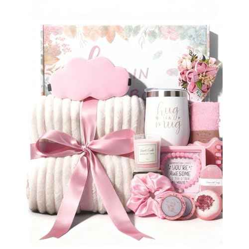 Self Care Gifts for Women - Birthday Gift Basket for Mom, Sister & Best Friend | Spa Set, Sympathy Gift Box, Get Well Soon Care Package, Thank You or Mother¡¯s Day Unique Present