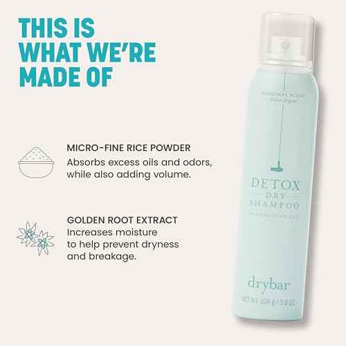 Drybar Detox Dry Shampoo | Absorbs Excess Oil, Leaves Hair Looking and Feeling Clean & Refreshed with Extra Volume, All Hair Types