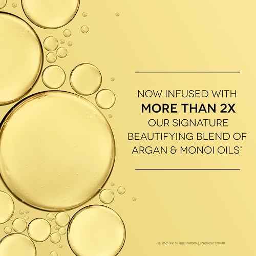 Bain de Terre Recovery Complex Anti-Frizz Shine Serum, Silky Shine & Frizz Control with Argan & Monoi Oils, Paraben-Free, Alcohol-Free, Color-Safe, Vegan