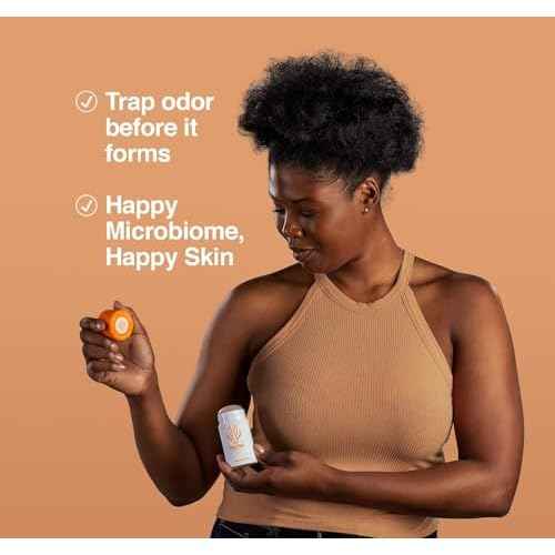 Hume Supernatural Aluminum Free Deodorant for Women & Men - Safe for Sensitive Skin - Probiotic, Plant-Based, Baking Soda Free, Aloe, & Cactus Flower, Anti Sweat, Stain & Odor - Amber Woods, 3-Pack