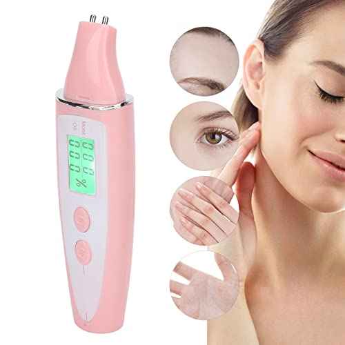 Digital Skin Detector Pen Skin Skin Tester Analyzer Water Oil Tester Analysis Machine with LCD Display Skin Care Portable Digital Skin Detector Pen for Home Beauty
