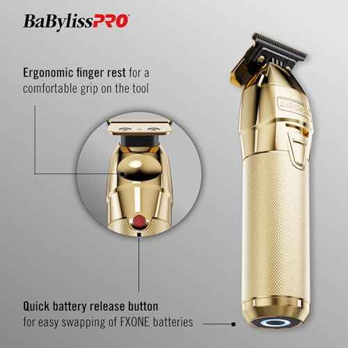 FXONE Professional Cordless Outlining Trimmers for Men with Interchangeable Battery