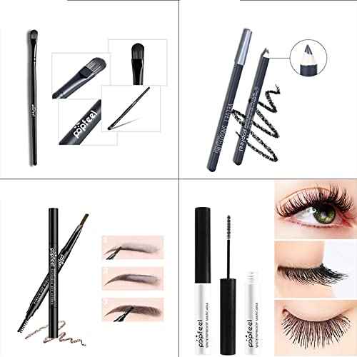 FantasyDay All in One Starter Cosmetics Set - 40 Color Eyeshadow Palette, Makeup Brushes, Brow Pencil, Mascara - Women & Teens Gift Set