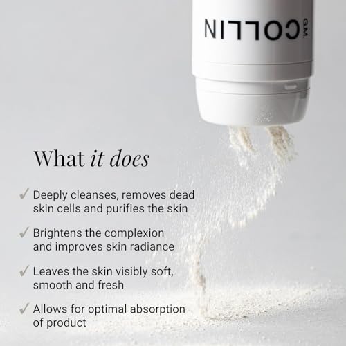 G.M. COLLIN Active Exfoliant Powder | Exfoliating Face Cleanser with Salicylic Acid and Papaya Enzyme | Gentle Daily Facial Scrub with Niacinamide
