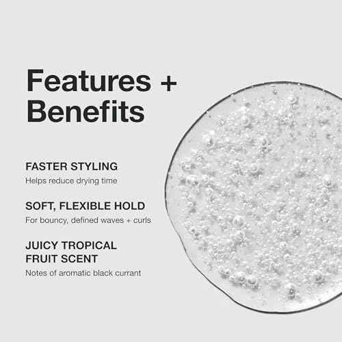 Paul Mitchell Round Trip Curl Defining Serum, Reduces Drying Time For Faster Styling, For Wavy + Curly Hair, 6.8 fl oz