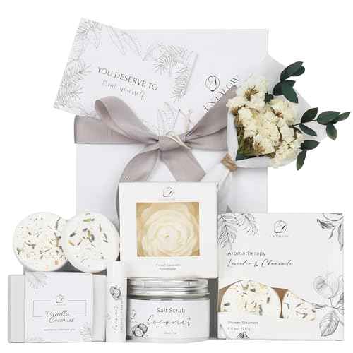 Spa Gifts for Women Bath and Body Gift Basket Christmas Gifts Coconut Lavender Home Spa Set Self Care Gift for Mom Sister Her Wife Birthday Gifts Spa Kit Care Package Thank You Gift