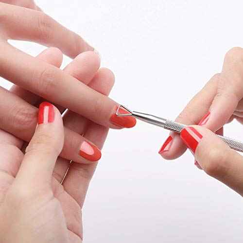 YINYIN Professional Stainless Steel Nippers, Cutter Clippers, Cuticle Remover, Trimmer with Pusher, Pedicure Manicure Tools for Fingernails and Toenails, Sliver