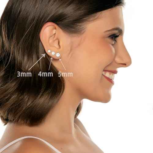 24 Pcs Ear Piercing Kit Disposable Ear Piercing Gun Kit with 8 Pcs Self Piercing Gun and 8 Pcs Silver Earrings Stud 8 Pcs Cleaning Pads