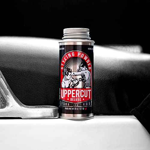Uppercut Deluxe Styling Powder for Men ? Volumizing & Texturizing Hair Powder with Flexible Hold and Natural Matte Finish ? Lightweight, Reworkable Men¡¯s Hair Product ? 0.7 oz / 20 g