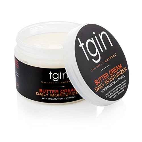 tgin Butter Cream Daily Moisturizer For Natural Hair - Dry Hair - Curly Hair - Travel Size - 2 Oz