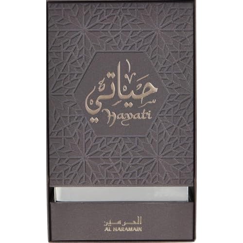 Al Haramain Hayati for Unisex - 0.4 oz Concentrated Perfume Oil - Arabian Perfume for Women and Men - Long Lasting Amber, Musk & Woody Fragrance - Arabic Perfume